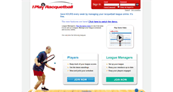 Desktop Screenshot of iplayracquetball.com